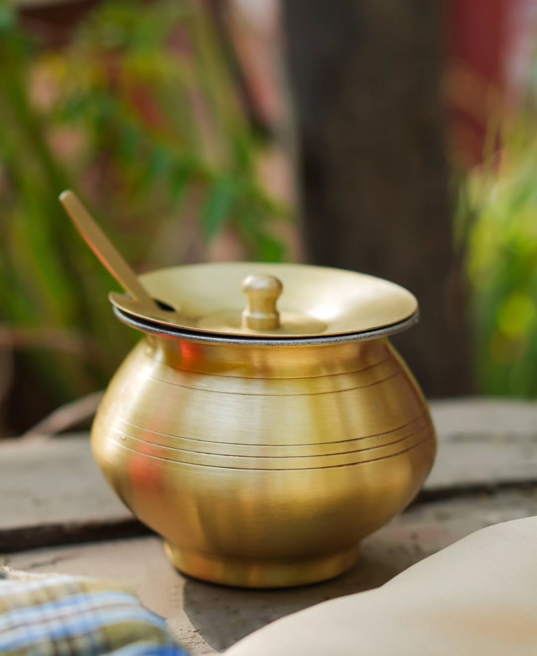Brass Ghee Pot