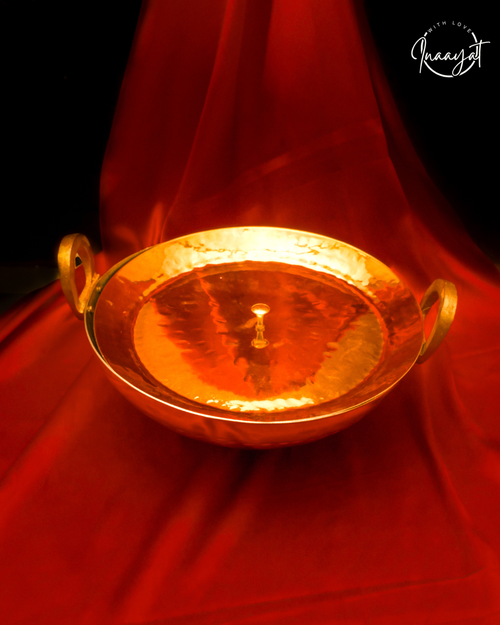 Brass Kadhai with Lid