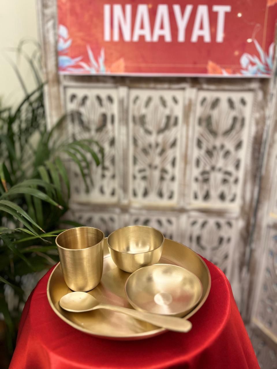 Fine Kansa Kids Thaali Set
