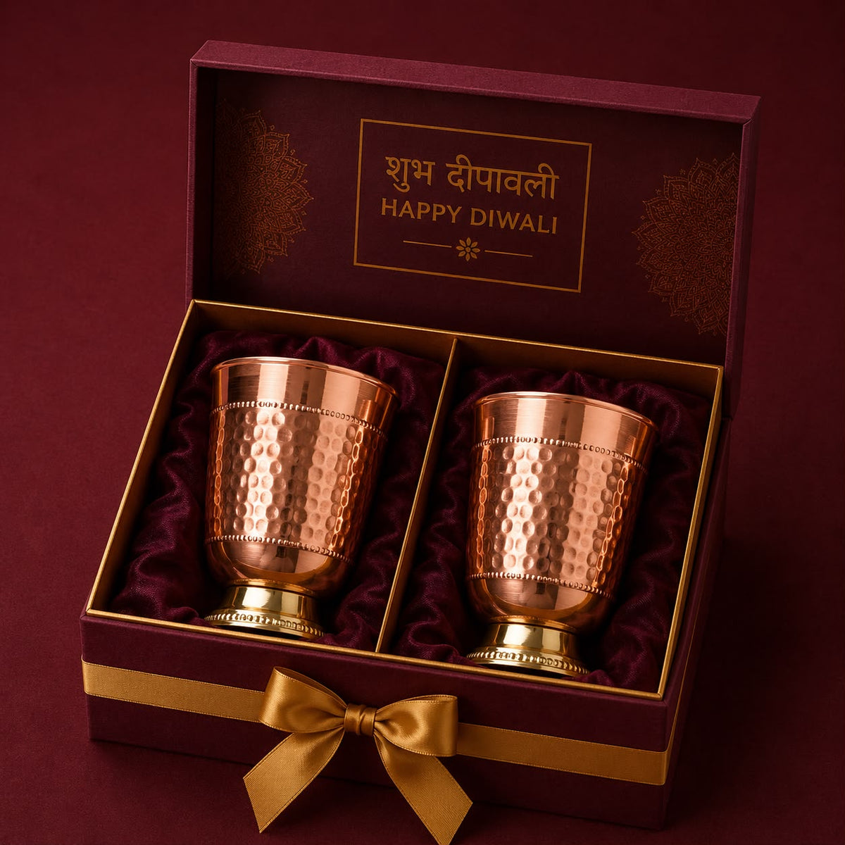 Maharaja Copper Glass Set